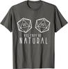 Yes They're Natural Funny RPG Gaming DM Gift T-Shirt Casual Tops Shirt Cotton Mens T Shirts Casual Oversized