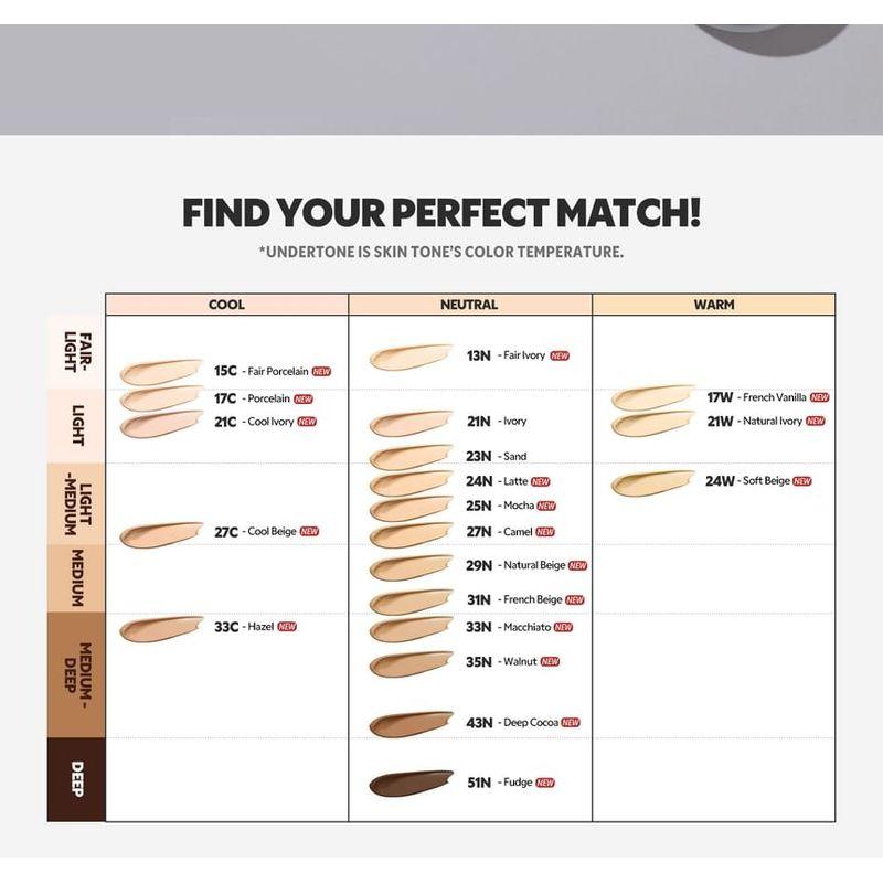 TIRTIR - Mask Fit Aura Silver Cushion - 20 Colors