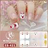 Christmas Waterproof No-bake Gel Nail Polish Film Full Sticker European and American Style Nail Film Sticker Nail Film Sticker