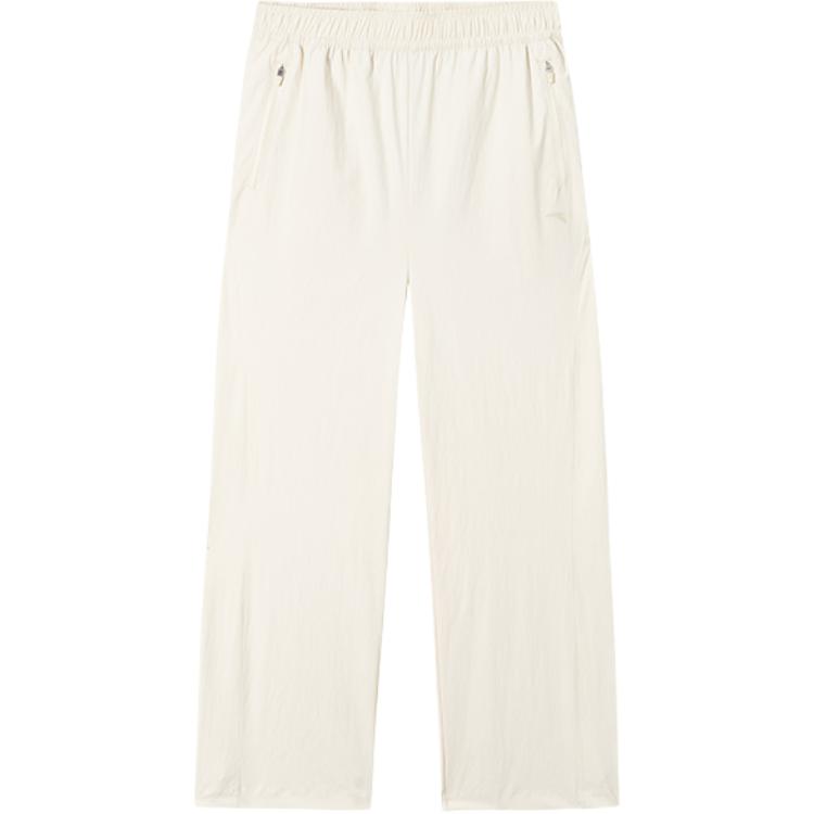 

Anta Sports Lifestyle Series Solid Color Mid Waist Breathable Versatile Casual Pants Women bottoms Light-Apricot 162517522U-2 XL