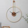 Creative Simple Wall Clock Retro Round Silent Hanging Watch Nordic Modern Living Room Office Wall Decorations Large Wall Clocks