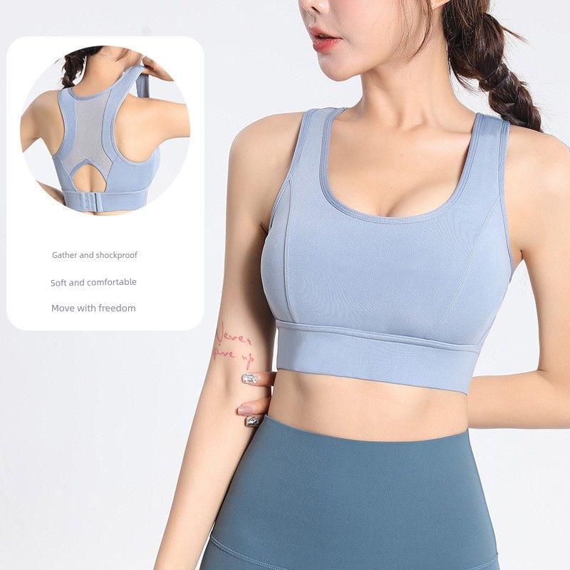 Sports Bra for Women, Shockproof, High-Intensity, Beautiful Back Design, European and American Style Yoga Fitness Pants, Peach Lift High-Waisted Pants