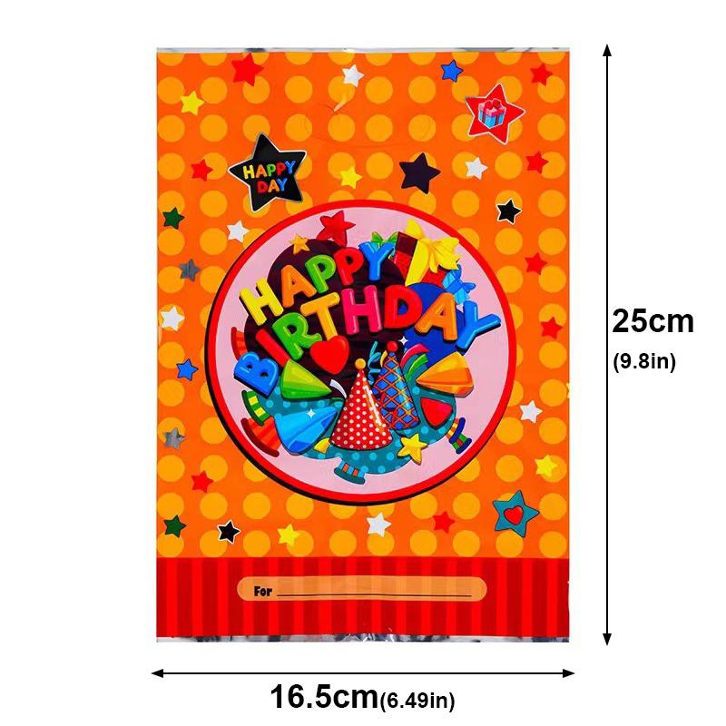 10/20/30pcs Birthday Party Gift Aluminum Wedding Candy Plastic Snack Bags Gift Packaging Holiday Return Bags