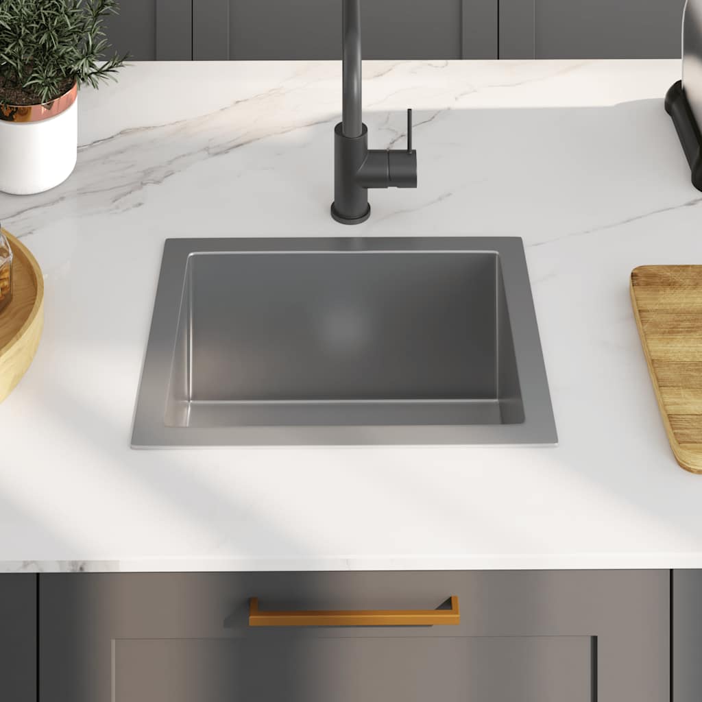 Handcrafted Built In Sink Stainless Steel