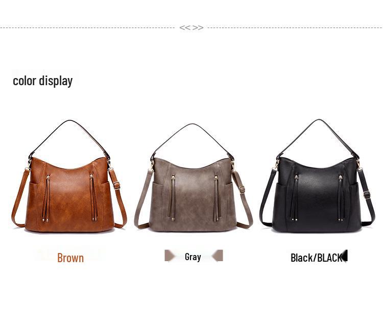 High-End Niche Design Women's Shoulder Bag - Large Capacity Underarm Handbag