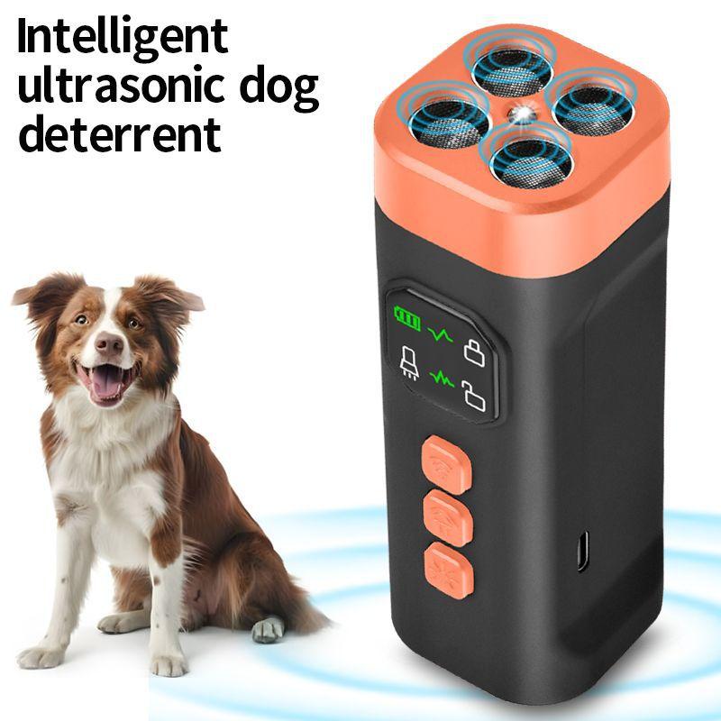 Dual-Core Long-Range Ultrasonic Dog Repeller Outdoor Dual Light Emergency Lighting Portable Large Capacity Rechargeable Smart
