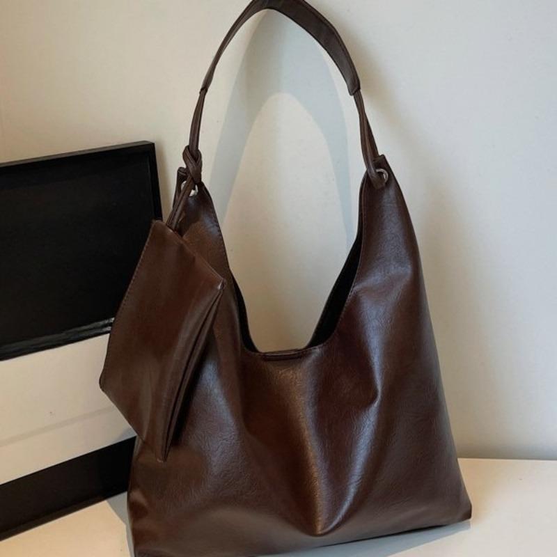 Large-capacity Underarm Bag, Single-shoulder Bag, Commuting Retro Large Bag