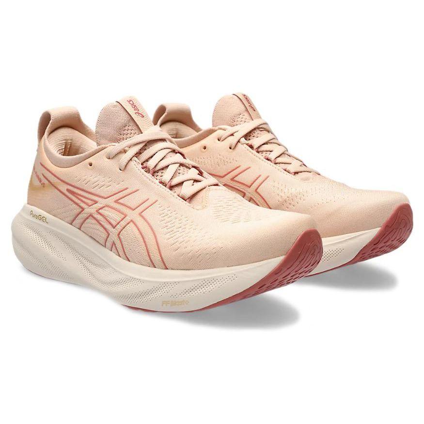 Asics Gel Nimbus 25 Pale Apricot Light Garnet Women Sneakers Pink 1012B356-702
