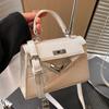 2025 Women's Textured Handheld Square Crossbody Bag – Spring Casual Niche Design
