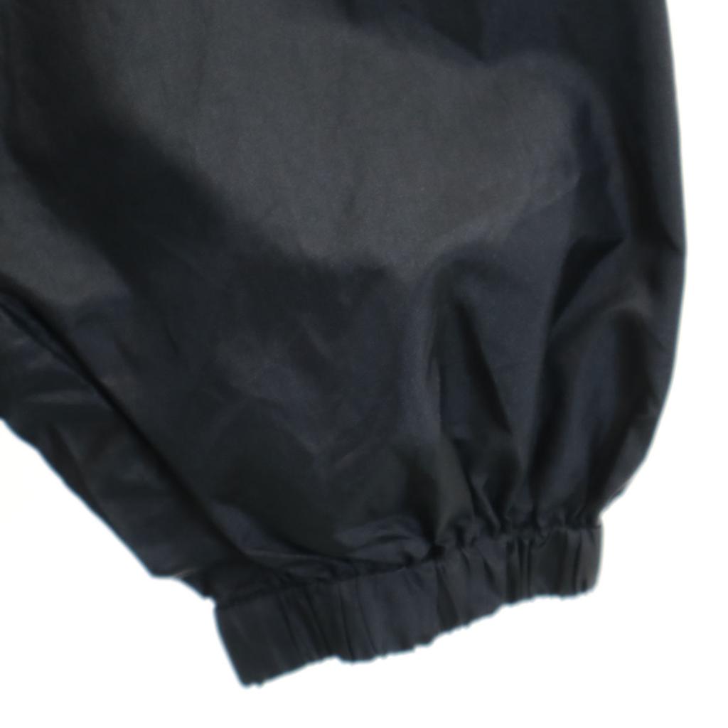 adidas 80s vintage Back print Nylon jacket O-XO black Made by Descente Men's Used