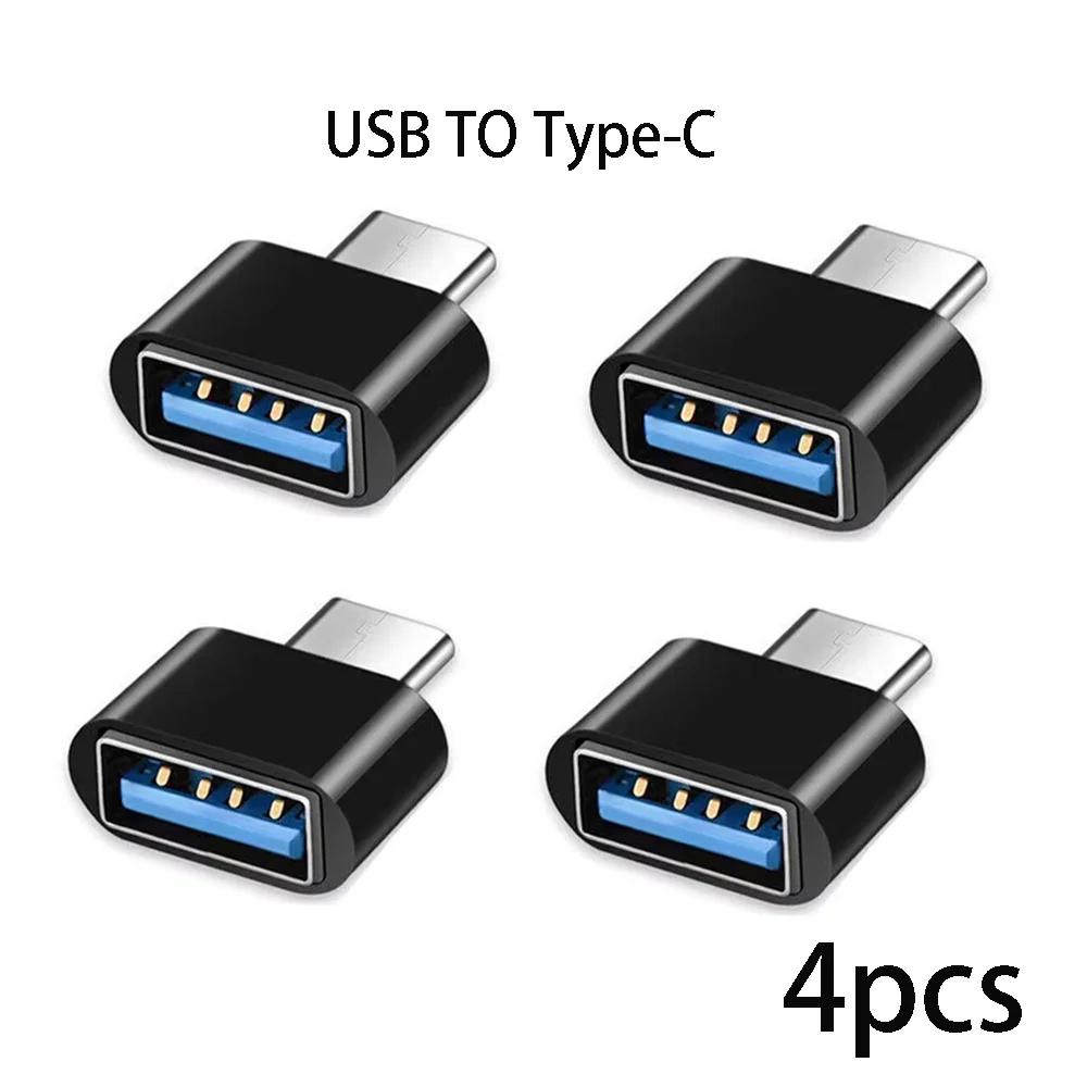 1-11 Pcs USB 1.1 to Type C Adapter OTG Converter USB-A Male to USB-C Female for Samsung Xiaomi POCO MacBook Pro Table