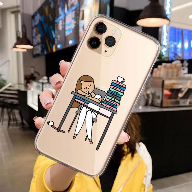 Španělsko Kreslený Lék Doktor Sestra Měkký Kryt na Telefon Pro iphone 13 Pro Max 11 Pro Max 6 7 8 Plus 12 Pro X XR XS Max Kreslený Kryt