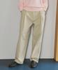 HALBKREIS LAYOUT P10040 Single-Pleat Wide Slacks_Beige