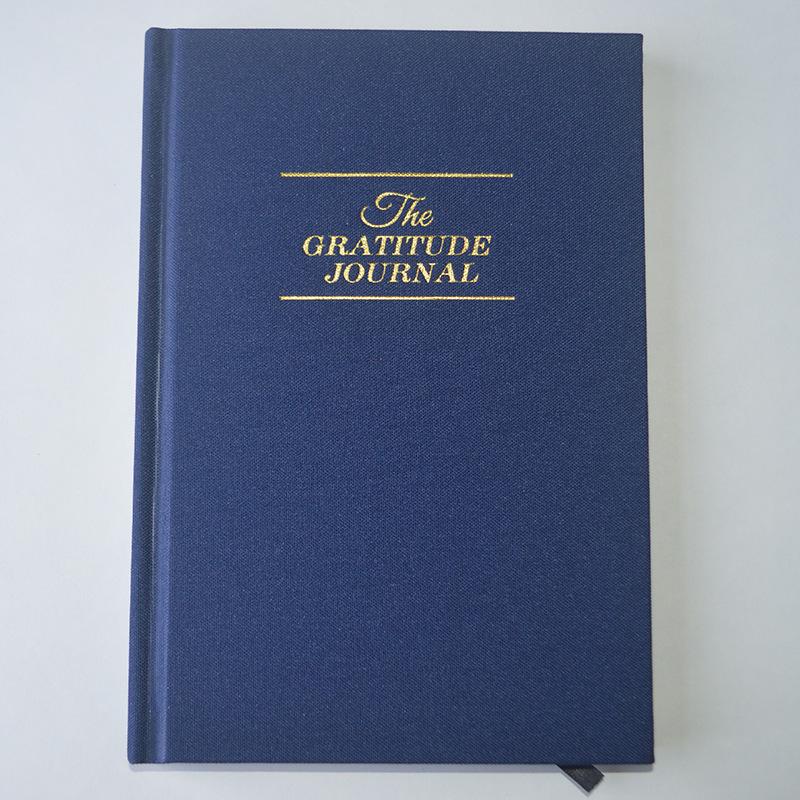 Linen Cover English Self-Care Gratitude Journal A5 Notebook