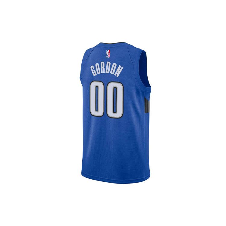 Nike NBA Statement Swingman Jersey Orlando Magic Aaron Gordon Sports Basketball Vest Men Tops Blue AT9811-481