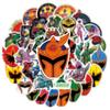 1050Pcs Mighty Morphin Power Rangers Stickers Cool Cartoon Kids Toys Animation Graffiti Diy Decoration Laptop Guitar Kid Toys