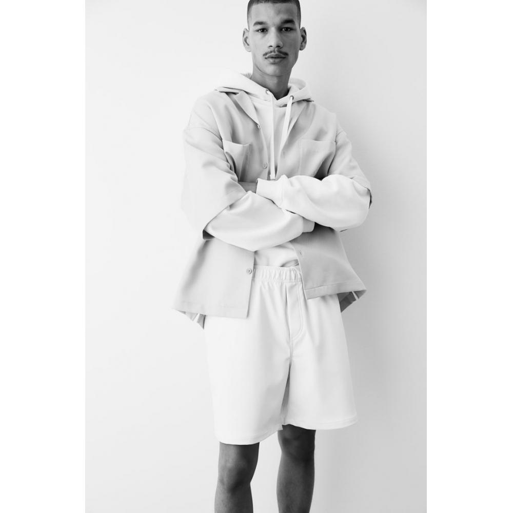 

Шорты свободного кроя HM с покрытием, белые