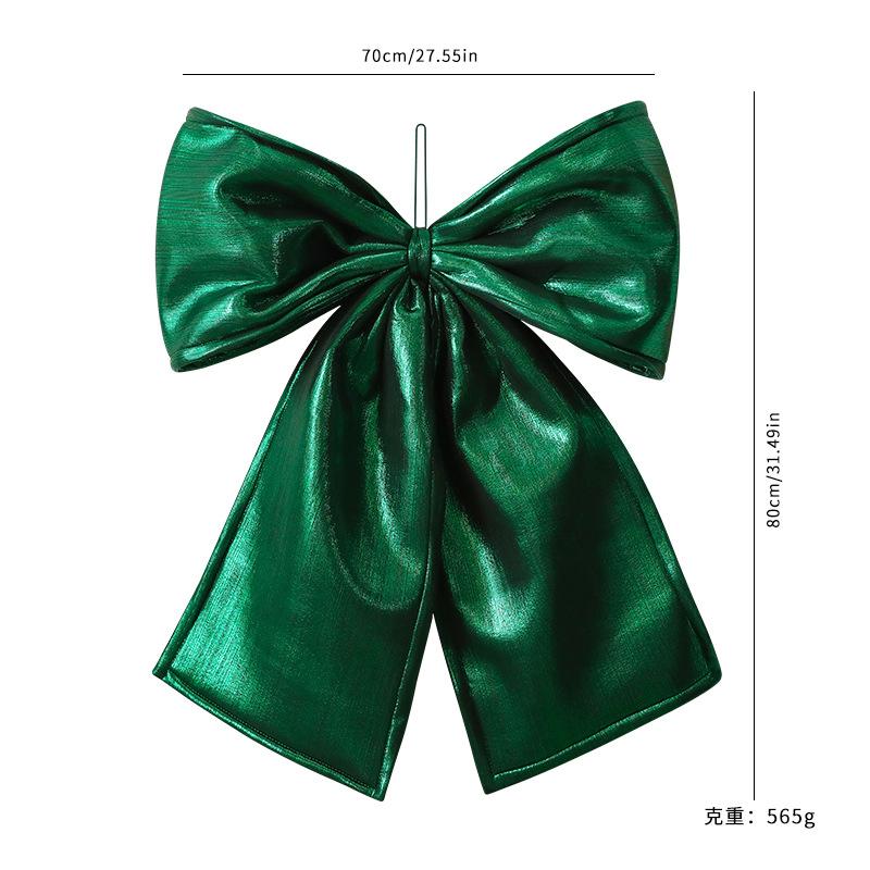 Velvet Bows Knot Xmas Tree Decor 1PC Christmas Decorative Super Large Bow Pendant Front Doors Outdoor Activities Party DIY