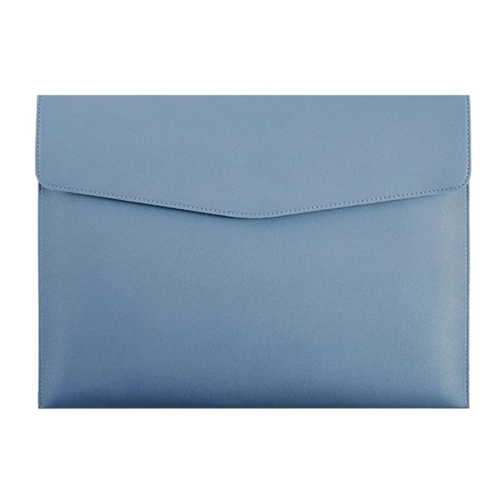 Leather Document Bag A4 Envelope Document Holder Quality Briefcase Data Contract Bill File Bag Document Organizer Storage Bag