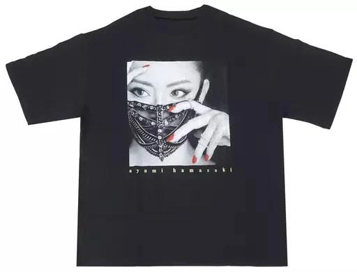Ayumi Hamasaki TeamAyu Limited Edition Black T T-Shirt Gold Print L Size S