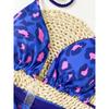Bikini Sexy a Stampa Leopardo Costume da Bagno per Donna Costumi da Bagno Bikini Due Pezzi Beachwear 2023 Nuovo Costume da Bagno