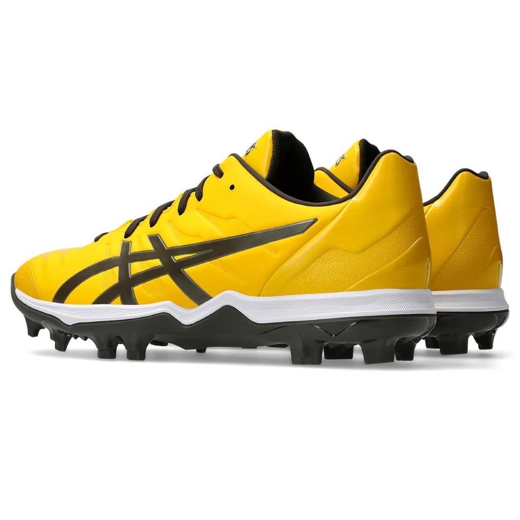 ASICS GOLDSTAGE FANG 1121A067 Baseball Size 750 Size Men's Shoes, (Saffron/Black Coffee), 27.0 cm, 2.5E