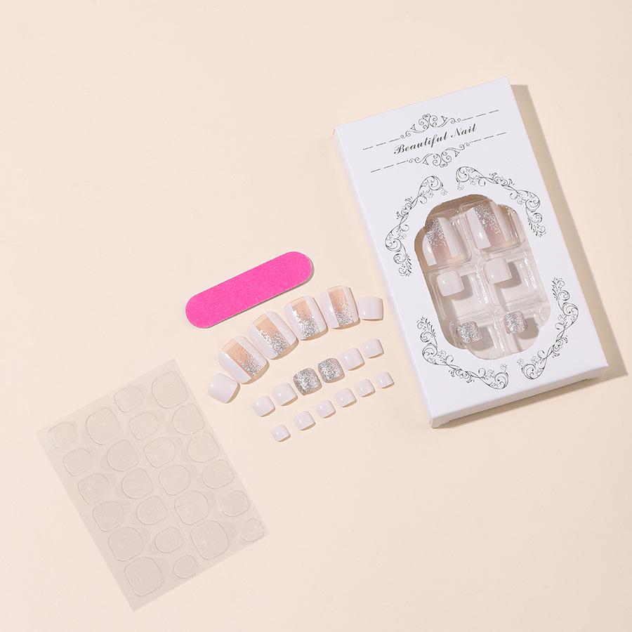 

Съемные Блестящие Ногти для Педикюра Ручной Работы