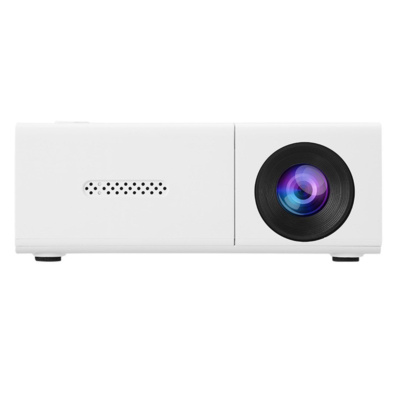 

1080P LED Mini Projector with Remote Control 4K HD Video Projector Smart Mobile Projection Tool for Outdoor Camping Movies білий