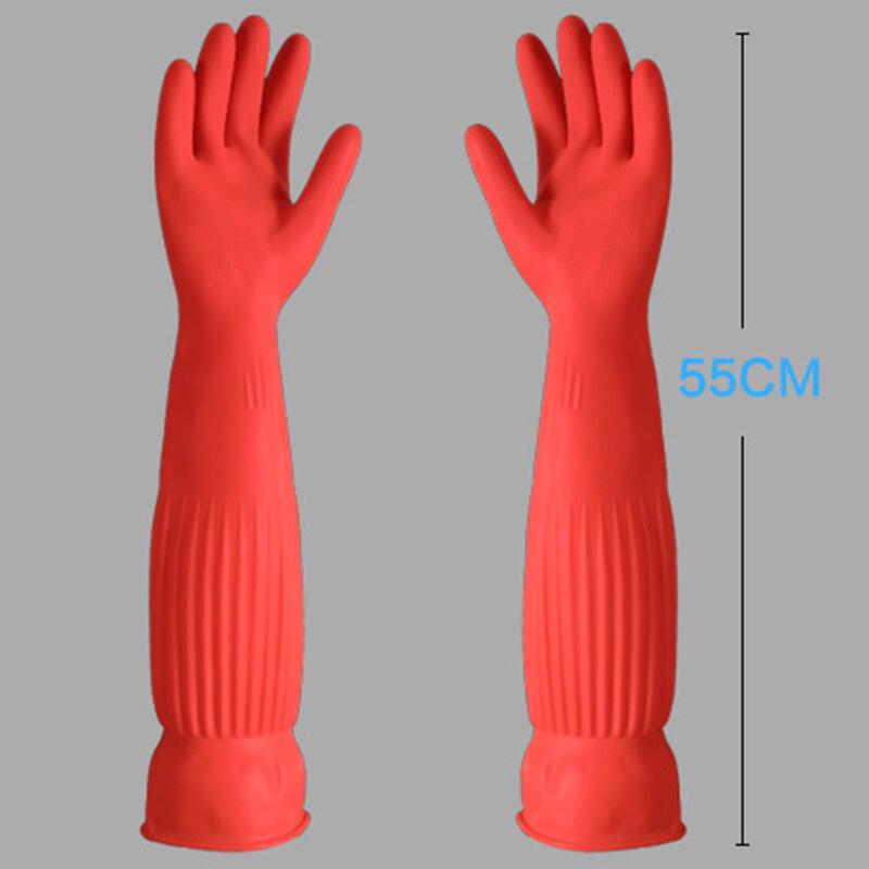 Extra Thick Long Arm Rubber Gloves