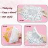 WTEMPO Large Clock Resin Mold Silicone DIY Wall Hanging Decorative Flower Clock Silicone Mold for Arabic Numerals Clock Making Home Decoration Crafts