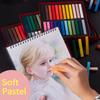 SIMBALION Non Toxic Soft Pastels Colored Artist Chalk Pastel Sticks for Art Drawing Painting Supplies