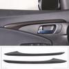ABS Carbon fibre/Black For Honda Pilot 2015-2025 Car Inner Door Panel Decoration Strip Cover Trim Sticker Car Accessories