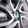 DJHQL1 4PCS 60MM Four-leaf Clover Emblem Car Wheel Center Hub Cap Rims Cover Hubcaps Sticker For BMW HONDA FORD TESLA SUBARU