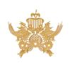 Diy Performance Clothing Decorative Iron-on Patch Sticker Embroidery Gold Silver Thread Yarn Costume Dress Geometric Applique
