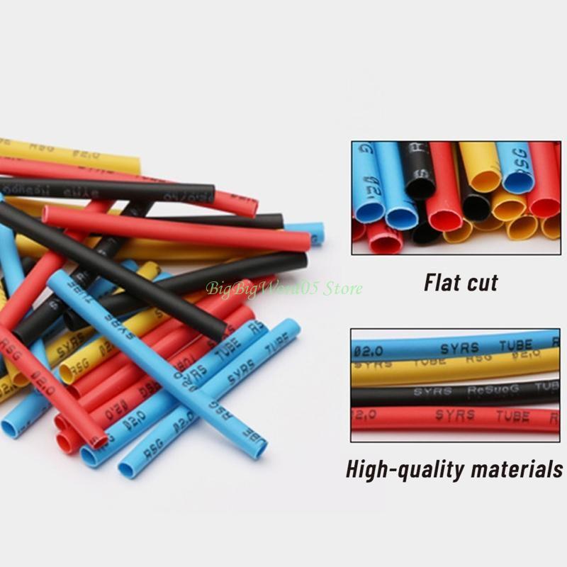 24TE 328 Pieces Electric Insulation Heat-Shrink Tube Wire Shrink Wraps Assortment Eco-Friendly Material Easy to Use