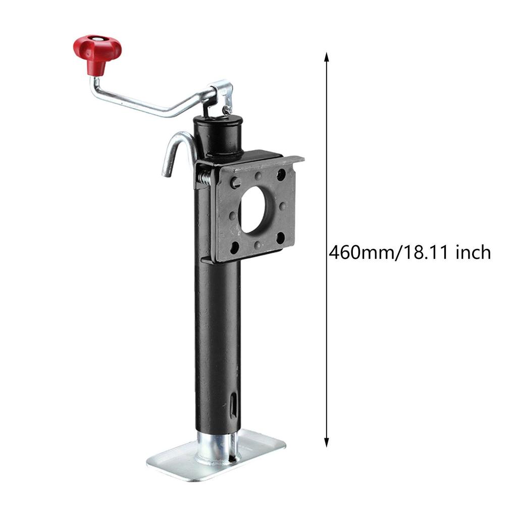 Hand-crank Trailer Jack Heavy Duty Easy To Use Stable Portable Stands Multipurpose for RV Campers Trailer Yacht Supplies
