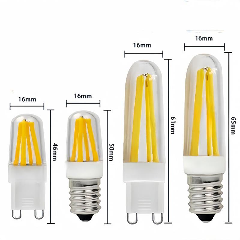 G9 LED Keramik dimmbares Licht 230V 220V Glühbirne 3W 6W 4 LED Filament COB Kronleuchter ersetzt 30W 60W Halogenstrahler
