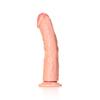 Realrock - Curved Realistic Dildo With Balls And Suction Cup 25.5 Cm