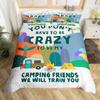 Fishing Hunting Duvet Cover Set Queen Lake House Comforter Cover Fishing Pole Paddle Bedding Set For Boys Girls Farmhouse Decor