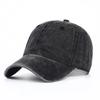 Unisex Light Washed Solid Color Baseball Caps Spring Autumn Outdoor Adjustable Casual Hats Dad Hat Sunscreen Hat