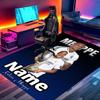Custom Name Personalized Kylian Mbappe Print Carpet, Versatile Home Decor Rug, for Playroom, Apartment, Balcony, Entryway, Hallway Gift
