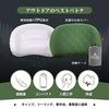 Hikenture Camp Pillow Ultra Lightweight Air Compact Anti-Backflow Valve Non-Slip Washable CoverStorage Bag Included