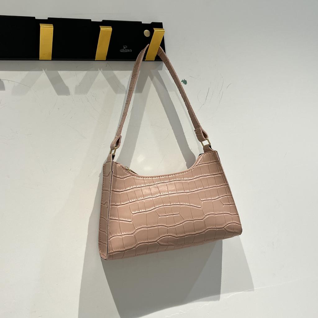 Crocodile Pattern Armpit Bag New South East Asia Handbag Commuter Bag Women's Fashion Versatile Shoulder Bag