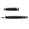 Great MONTBLANC fountain pen Meisterstück 147 Traveler white star black 14K mens Used