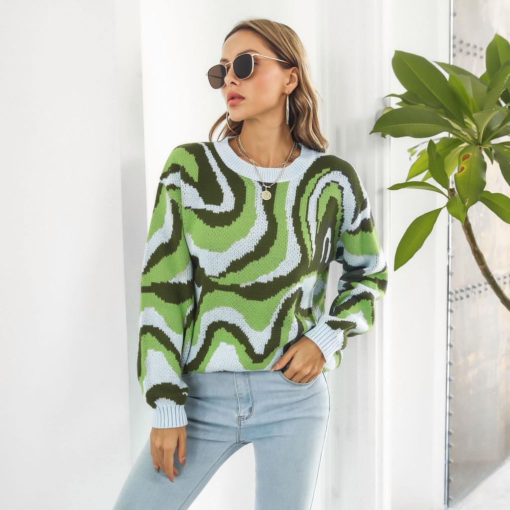Autumn New Women's Loose Autumn/Winter Long Sleeve Casual Knitwear