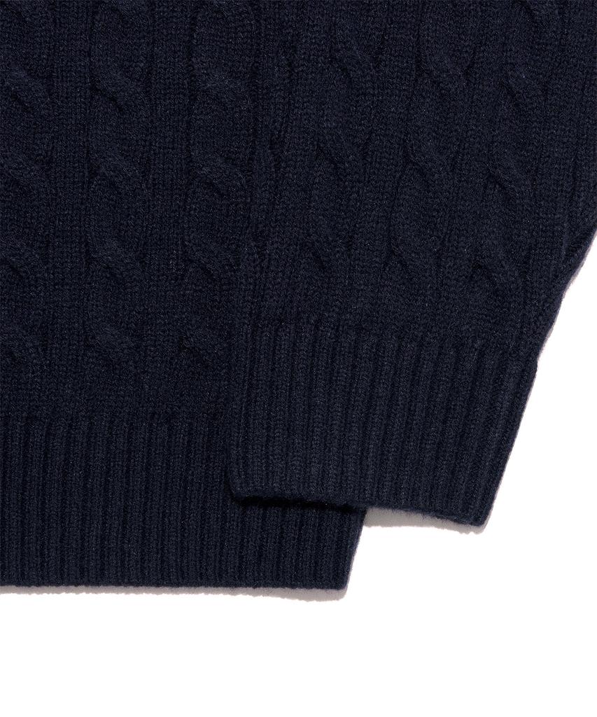 LEE Cable Round Knit Navy