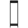 Plant Stand Black Oak 30 x 30 x 100 cm Engineered Wood