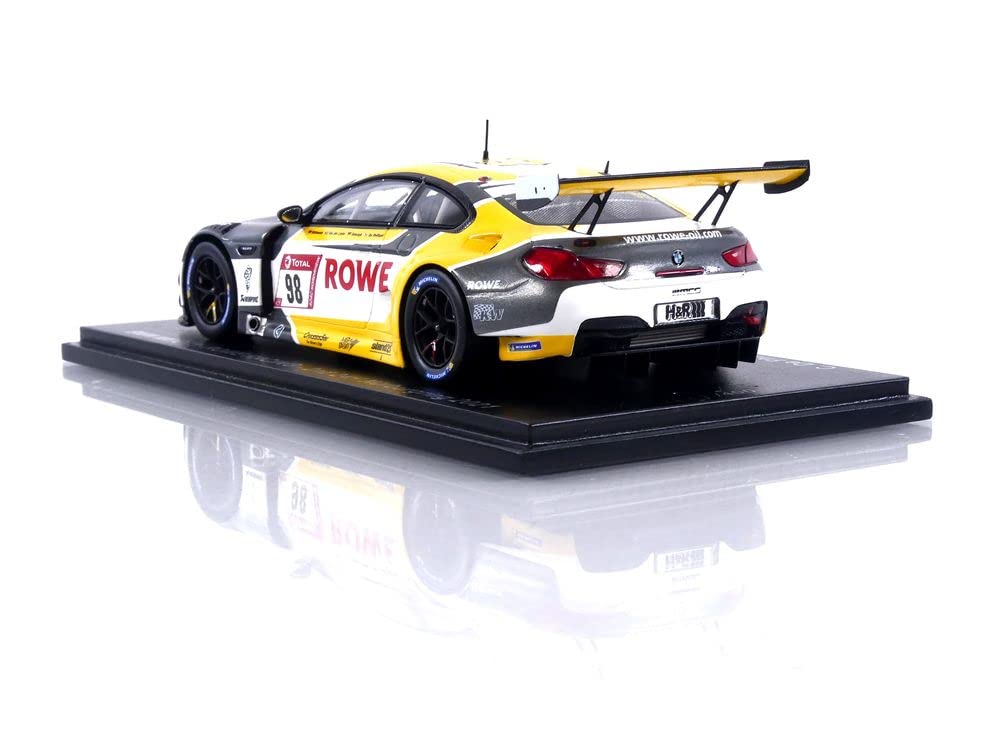 Spark National Model BMW M6 GT3 ROWE 2021 Nurburgring 24H 2nd Place Wittmann 1/43 #98 C.d. Filippi/M. Tomczek/S.v.d. Linde/M.