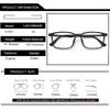 New Men Business Eyewear Retro Square TR90 Titanium Frame Prescription Glasses For Men A1002