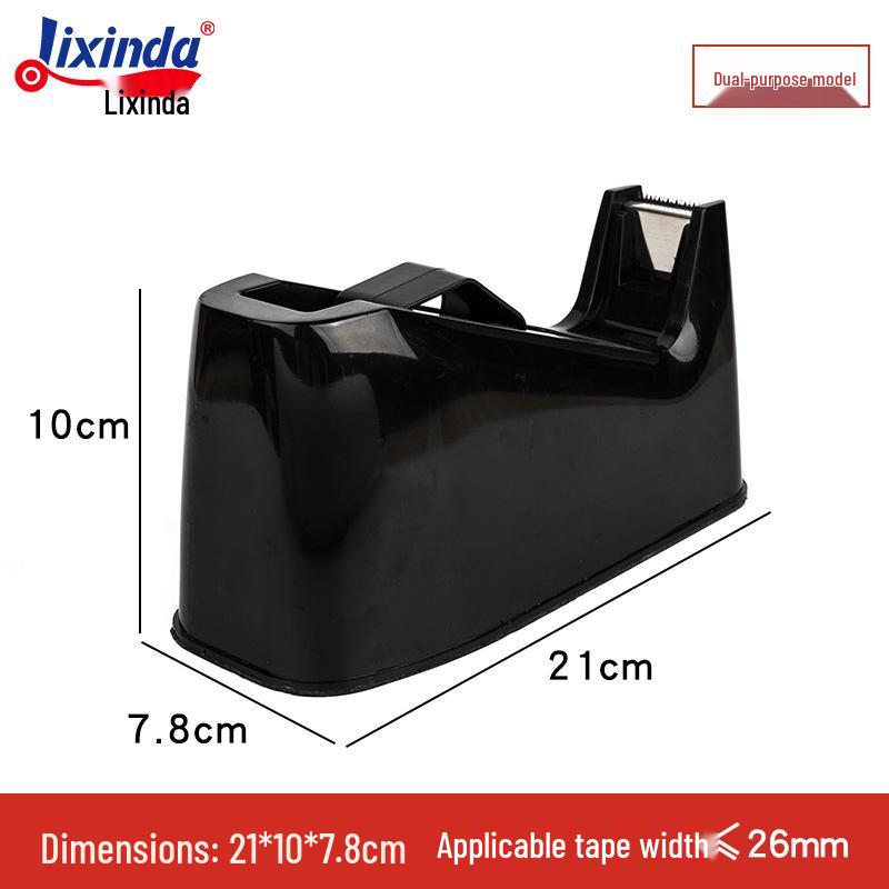 Compact Transparent Tape Dispenser & Cutter for Small Adhesive Tapes
